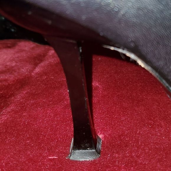 Paco Gil Sexy Black Heeled Fringe Leather Boots Size 6 - Picture 6 of 12